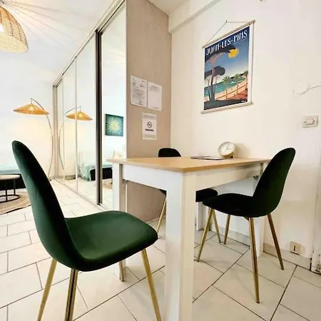 L'escale Appart : Apt 4 Prs, 500m Plages Apartmán Antibes